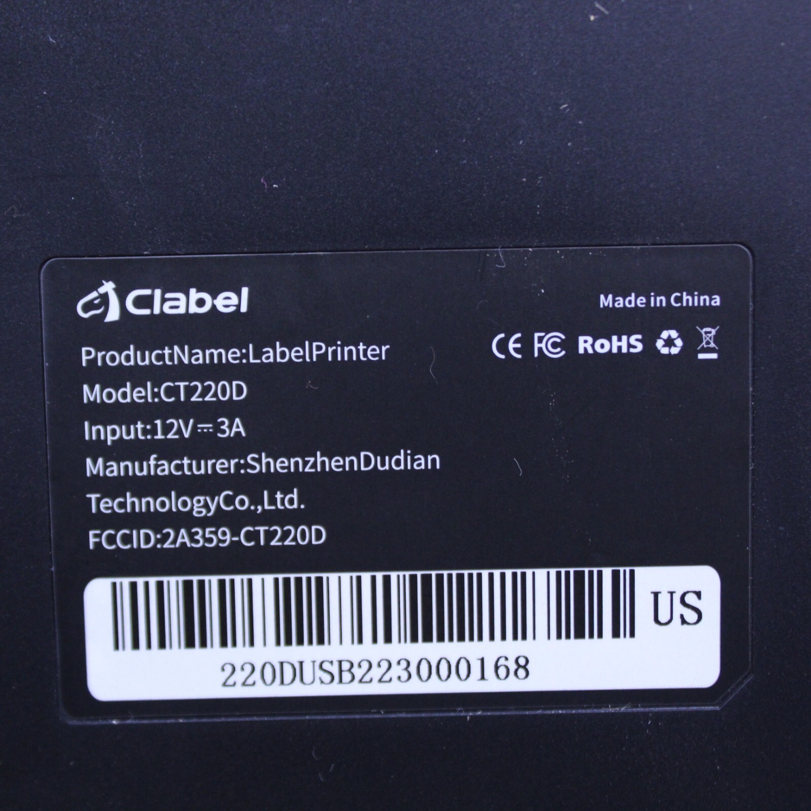 NEW Thermal USB label/receipt printer 600 FREE Labels Inventory Control Barcode