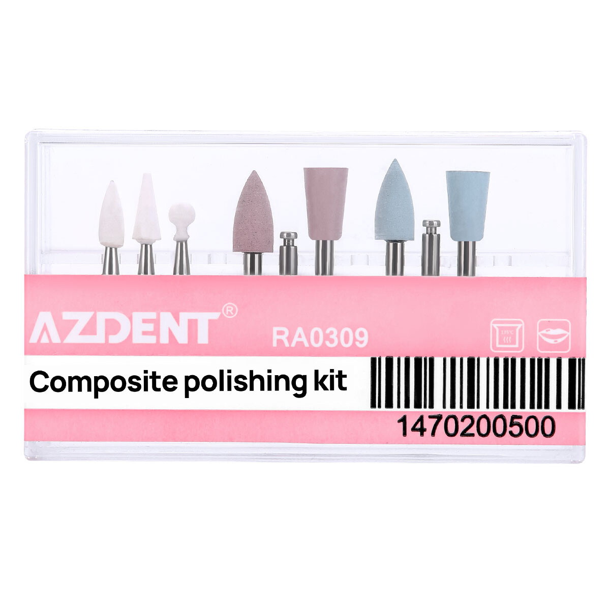 Uso Dental Kit de Pulido de Resina Compuesta RA0309 Adapto para Baja Velocidad