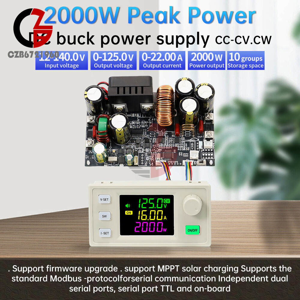 XY12522 CNC DC Adjustable Buck Power Supply Module Constant Voltage Current 22A