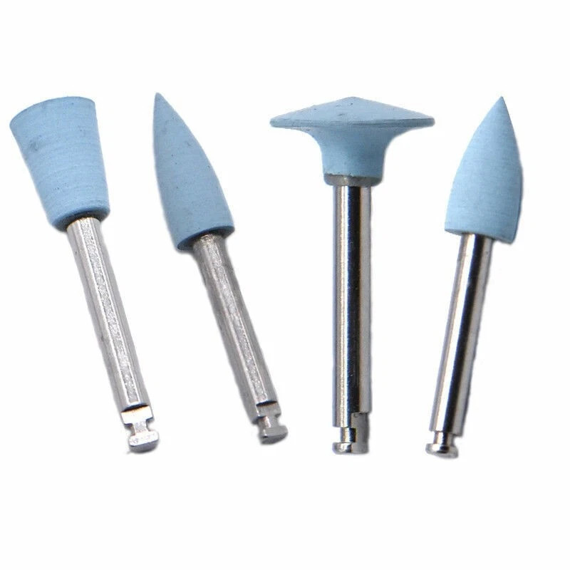 1-100 Pc Dental Low-speed Composite Polishing Grinding Silicone Rubber Point Bur