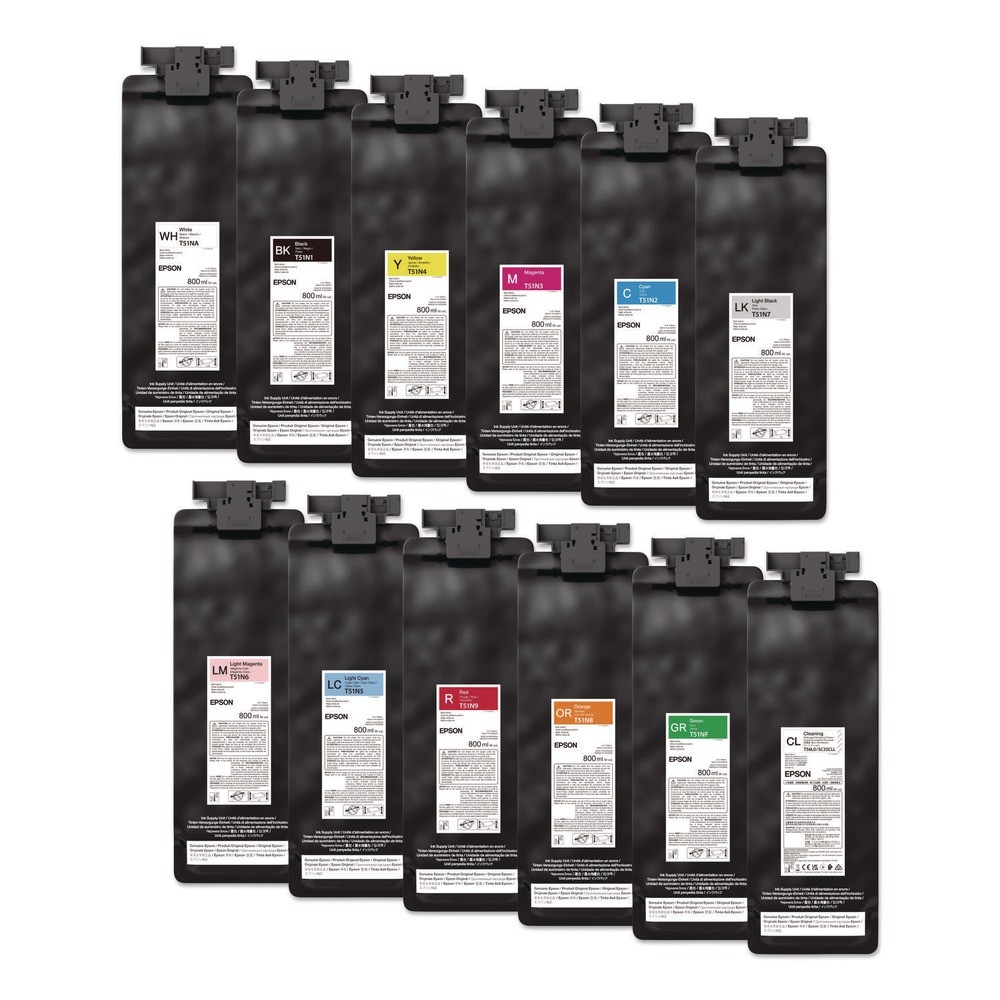 Epson T51N820 UltraChrome GS3 800 mL Eco-Solvent Ink – Orange New