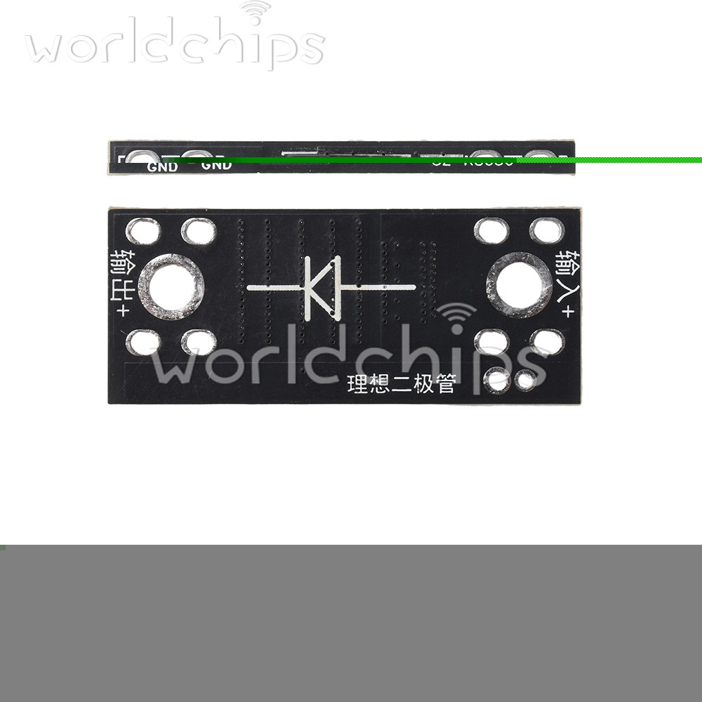 80V 50A Ideal Diode Module, 2mΩ Low Voltage Drop MOSFET for Power Supply