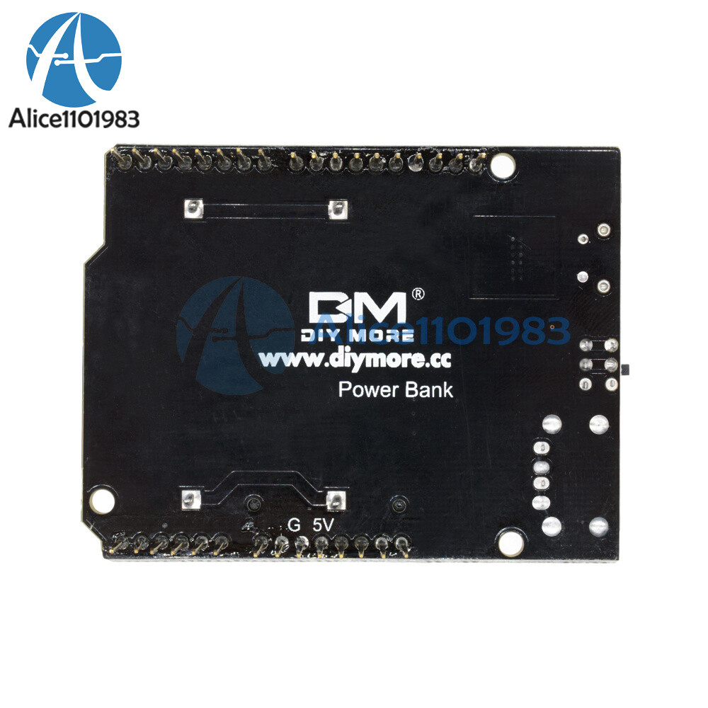 ESP8266 ESP32 16340 Battery Shield Power Bank Supply Module for Arduino UNO R3