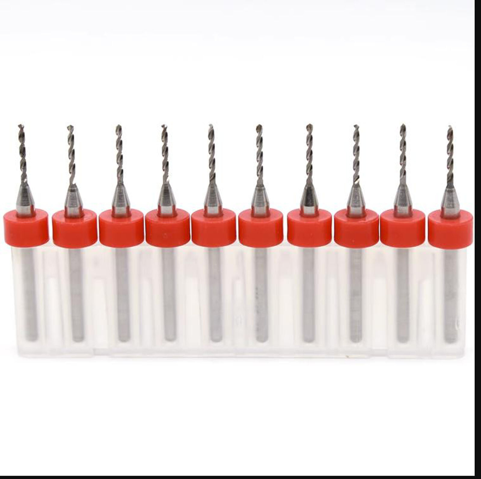 Φ 0.1mm ~ 3.175mm Carbide Micro Drill Bits CNC PCB Dremel Portable 1/8″ Shank