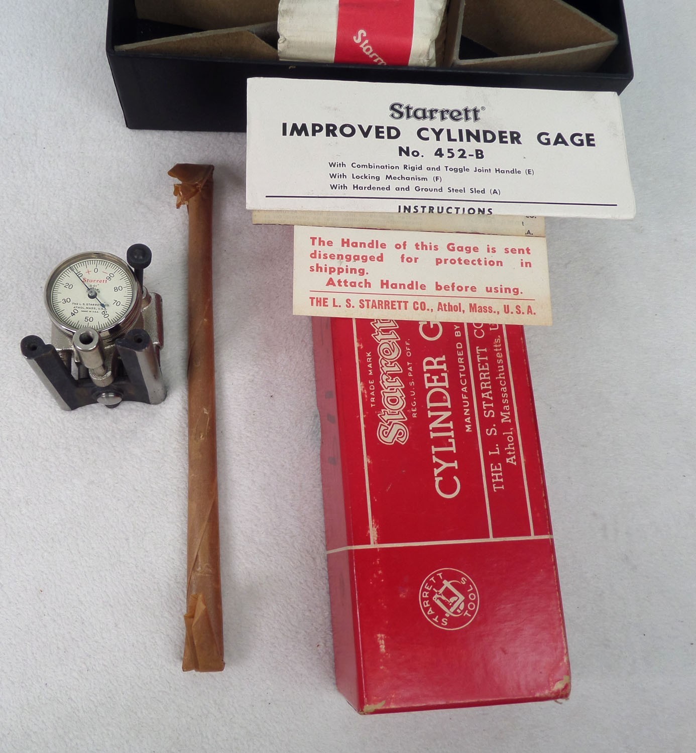 Starrett 452-B Cylinder Gage Gauge 2 1/2″-6″ Precision Measuring Tool Nice!