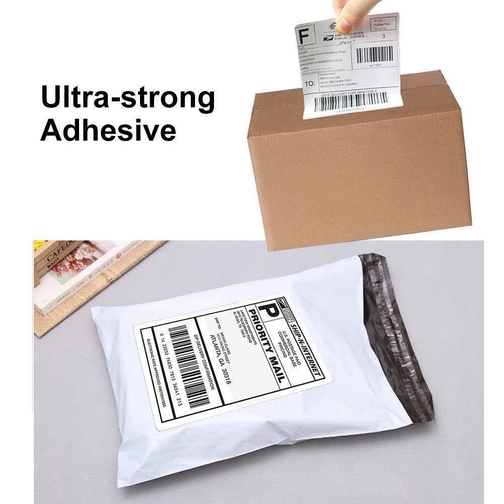 4″x6″ Direct Thermal Shipping Labels for Zebra & Rollo Printer Fanfold and Rolls