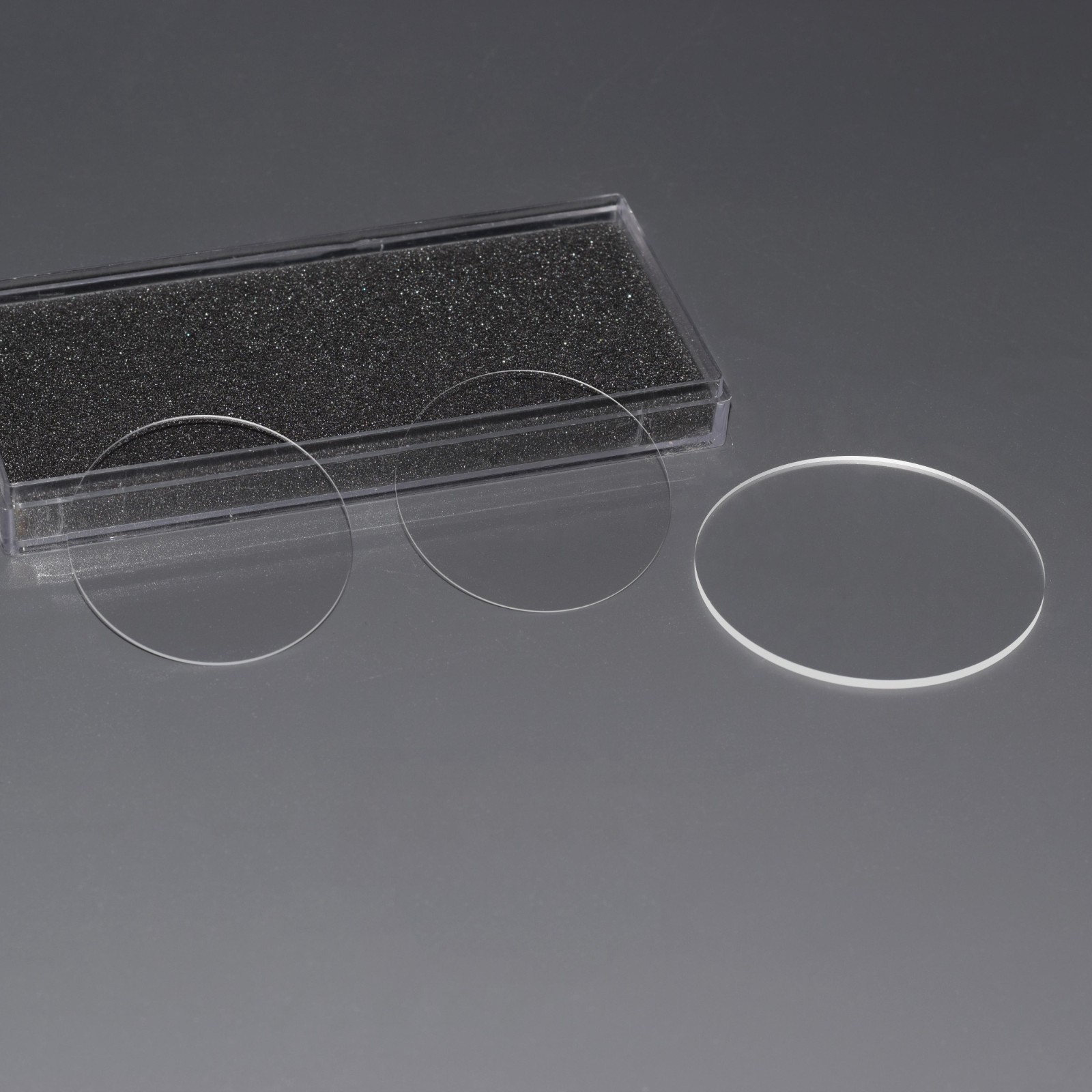 2inch D50mm Sapphire Wafer Substrate Single Crystal Al2O3 Window Thick 0.05-2mm