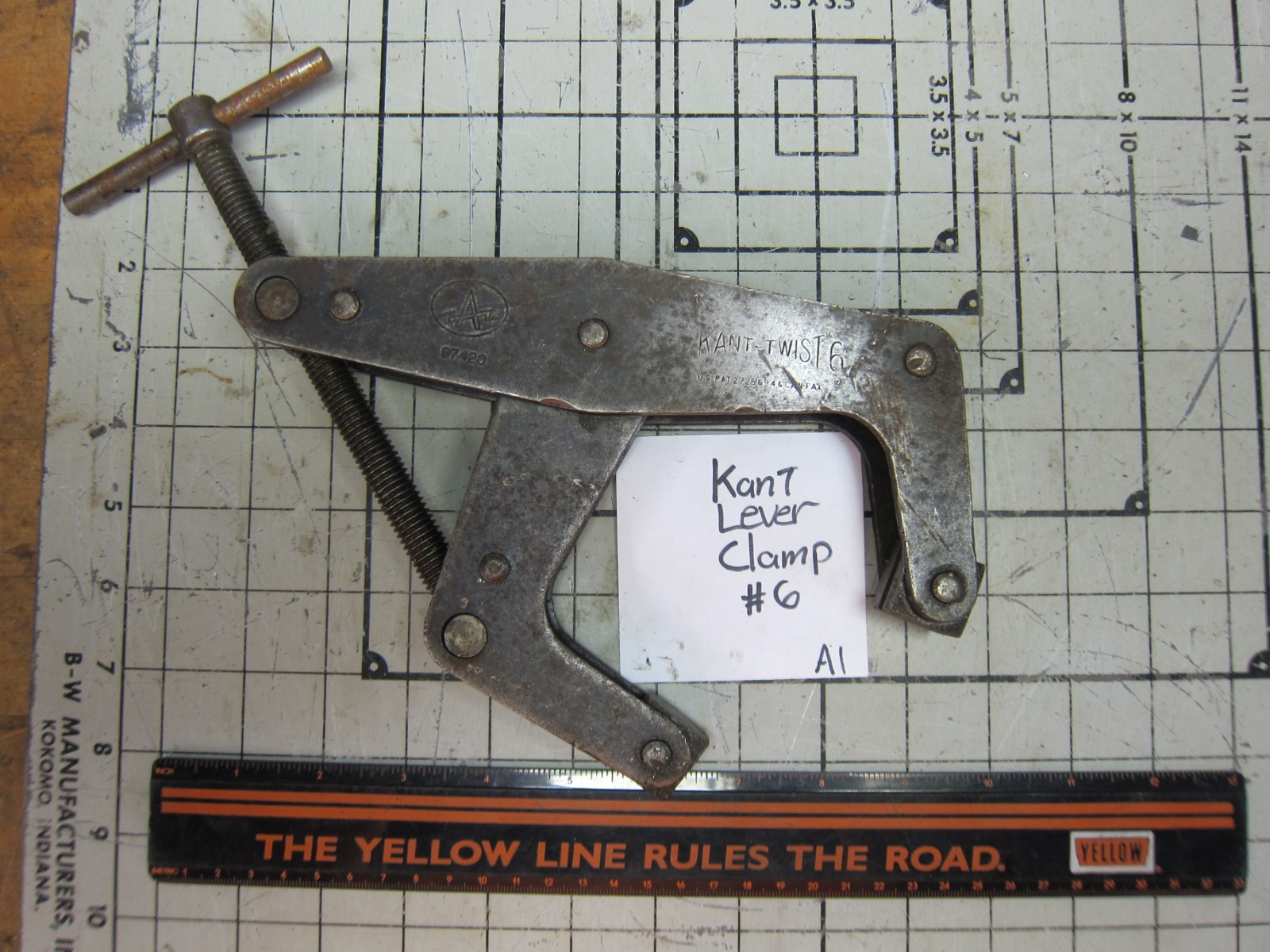 Vintage Kant Twist #6 Steel Clamp