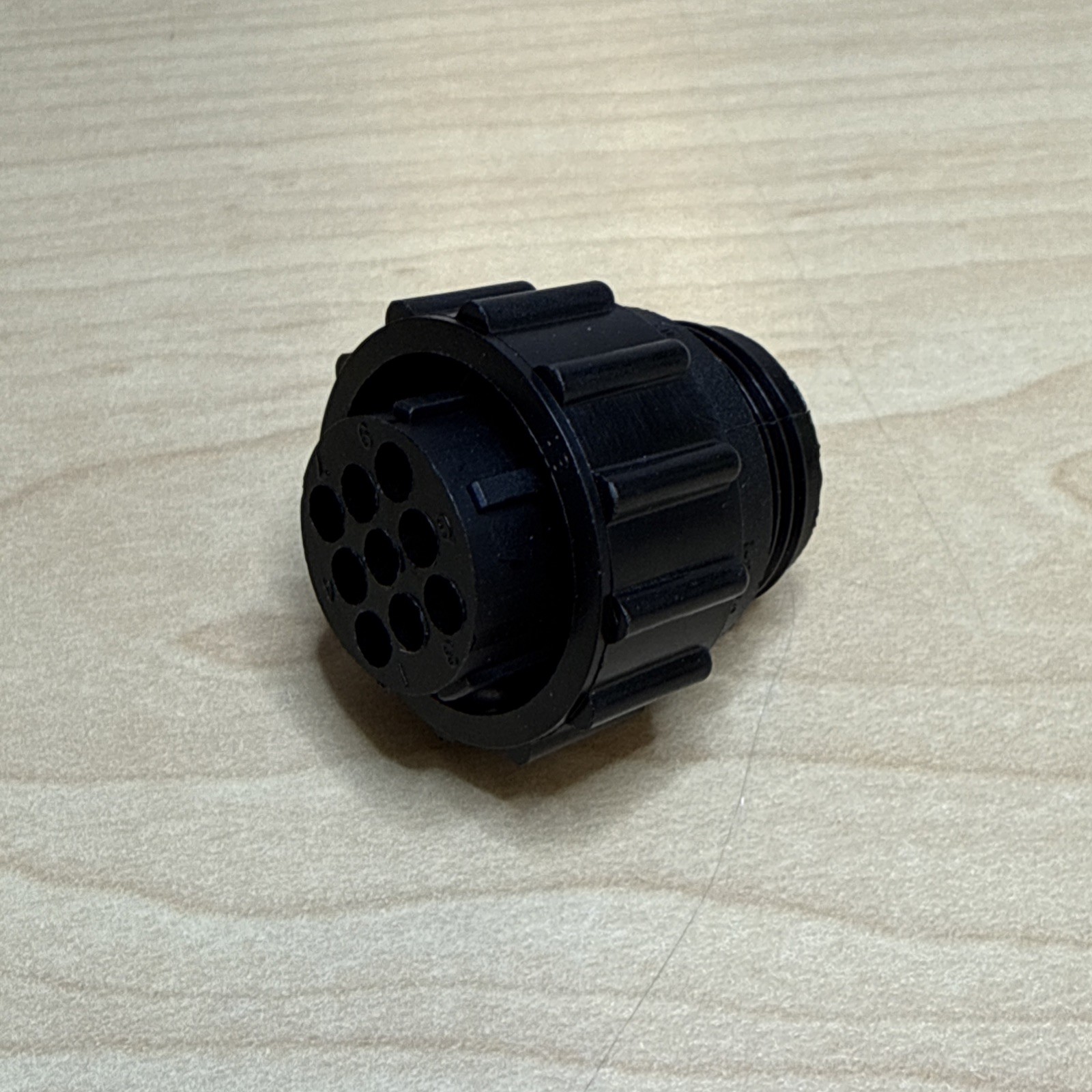 NEW! TE Connectivity 206708-1 9 Position Connector Plug Housing – Lot of (5)