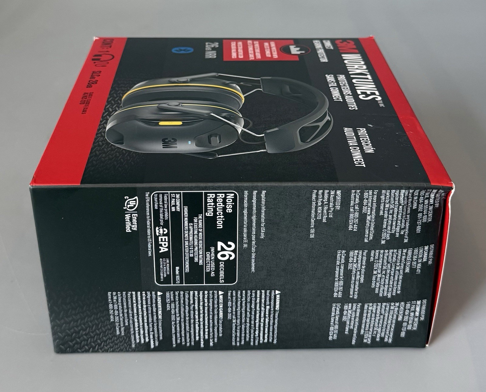 3M Worktunes Bluetooth Connect Hearing Protector 26dB NRR — New Factory Sealed