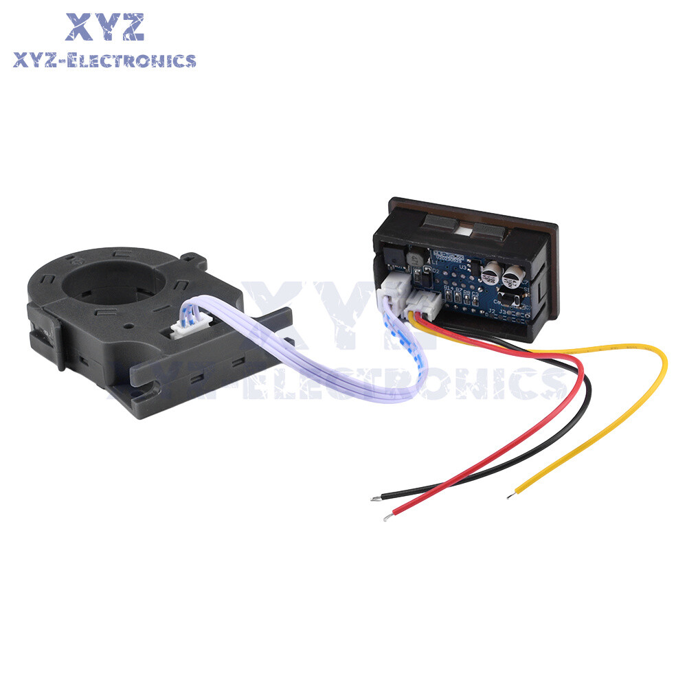 DC0-300V 50/100/200/400A Digital Current Voltage Meter Hall Ammeter Voltmeter