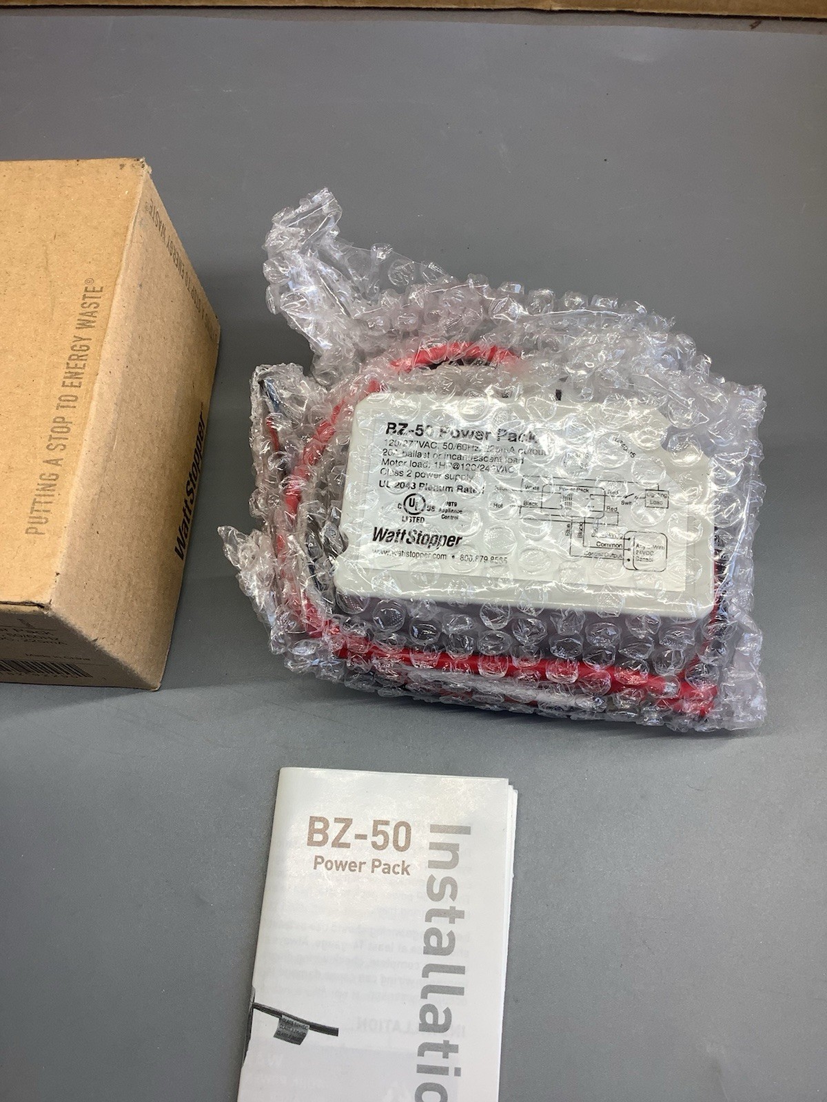Wattstopper BZ-50 Power Pack 120 277V 50/60Hz 24VDC 225mA New