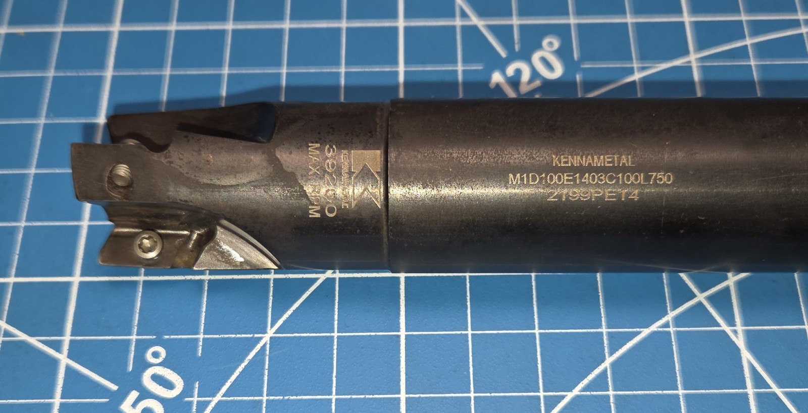 Kennametal 1″ Diameter Indexable Mill 1-14 LOIS M1D100E1402C100L750