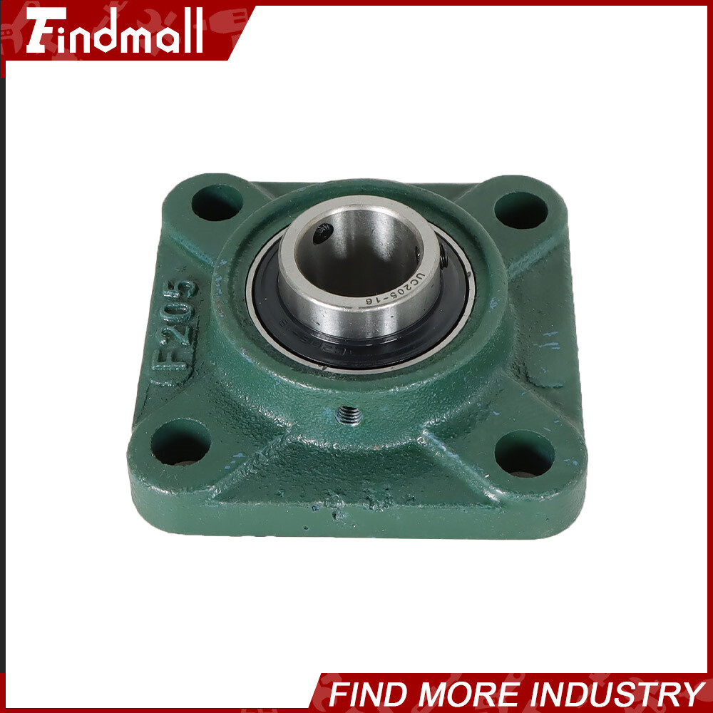 4 PCS UCF205-16 Solid Base Pillow Block Flange Bearing 1″ Bore 4 Bolt