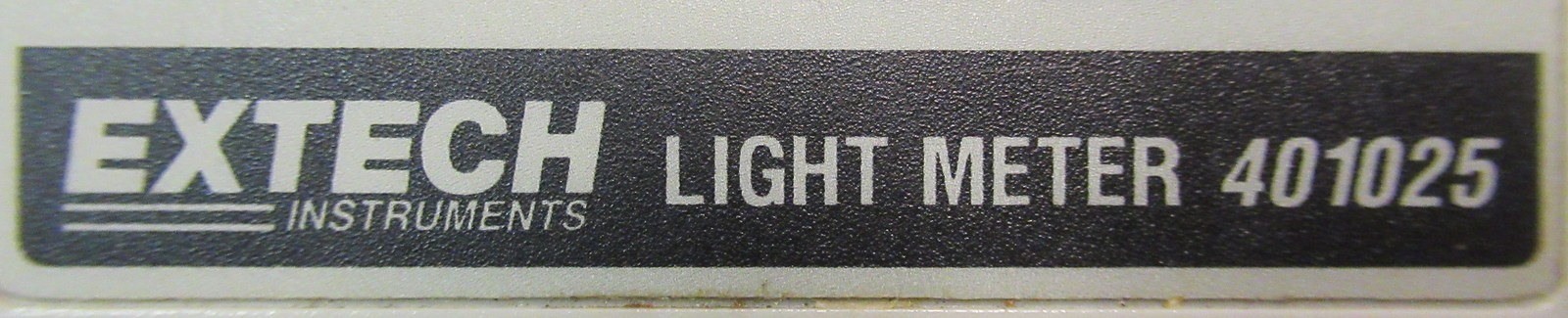 Extech 401025 Digital Lux Light Meter Foot Candle Manual Adjustment Fast Slow