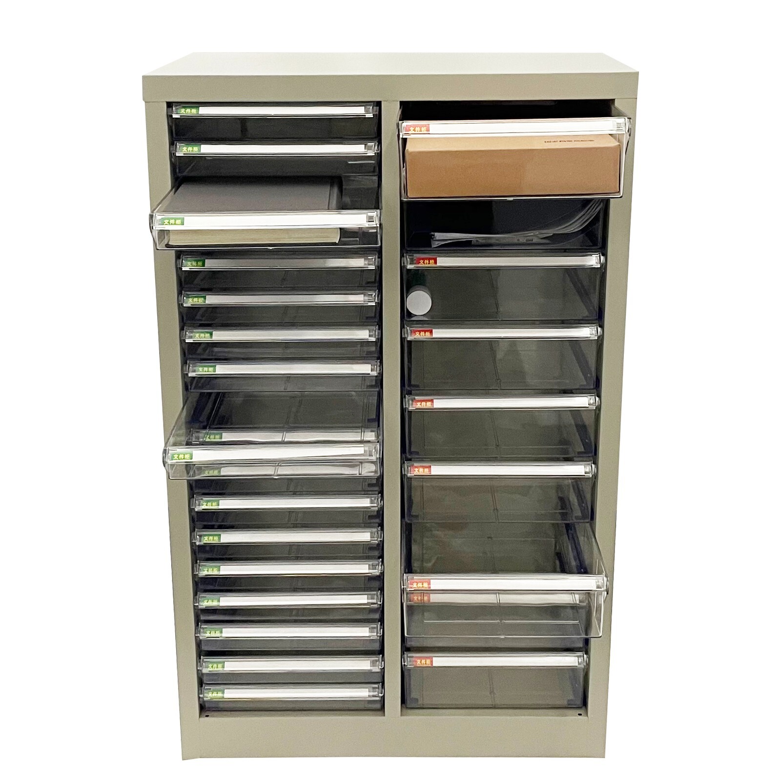 27 Drawers File Cabinet Office Storage Organizer Cabinet Medium+Large Drawer