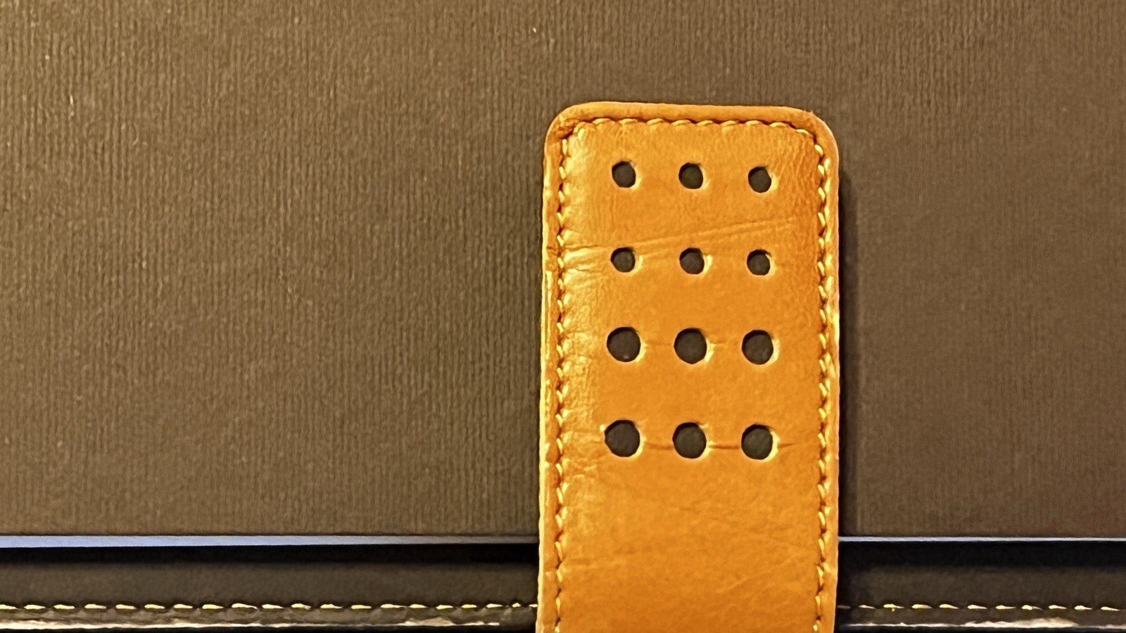 inTEMPO Firenze Italian Leather Padfolio Columbia University Made In Italy