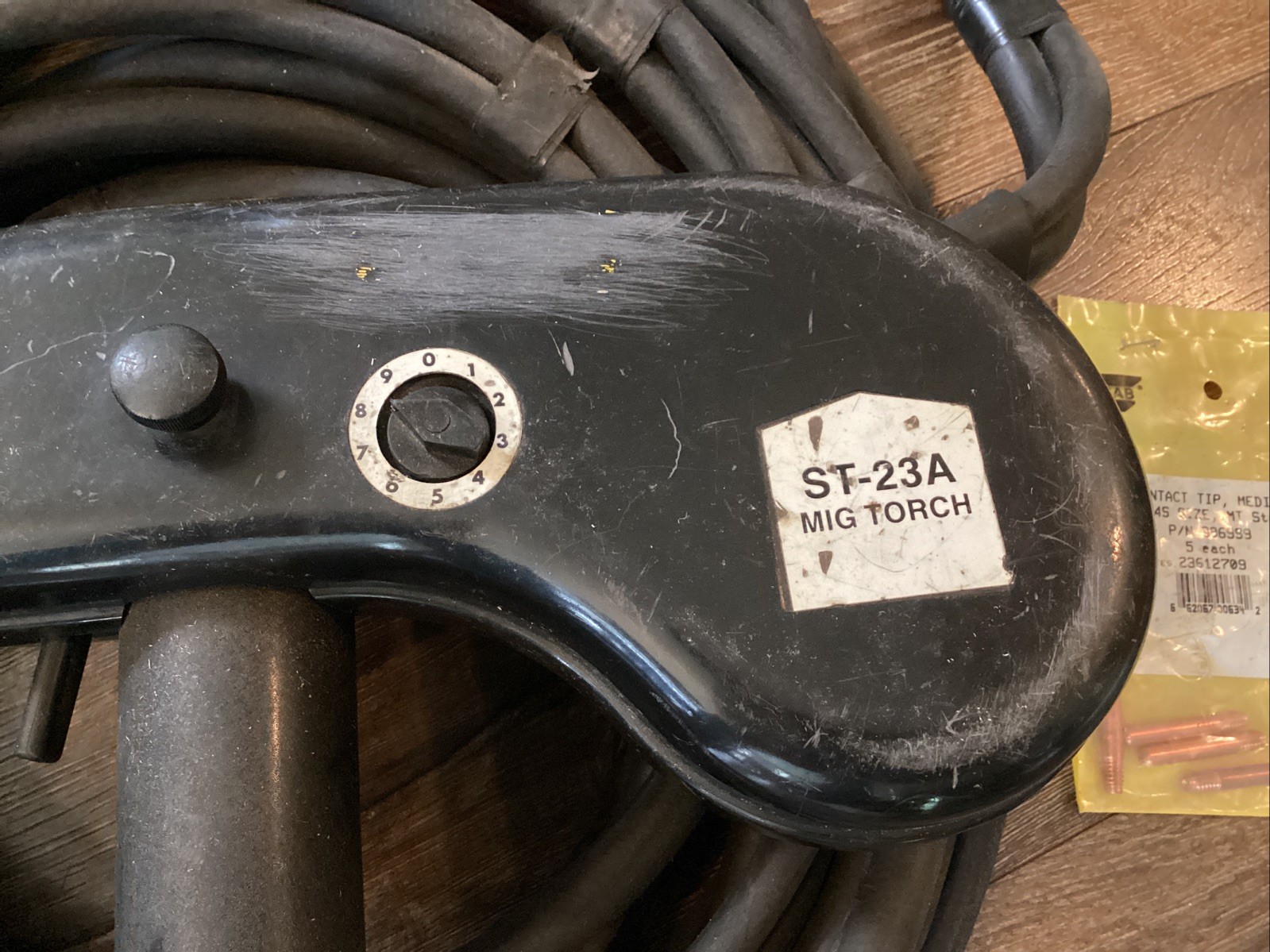 ESAB ST-23 MiG Torch Spool Gun W/ Tips TESTED Free Ship
