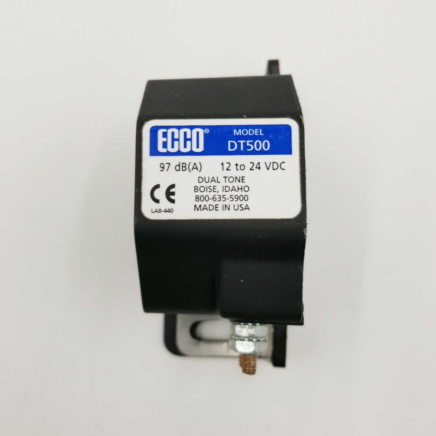 ECCO DT500 97 dB 12-24 V Dual Tone Warning Alarms Siren Horn Alarm Made in USA