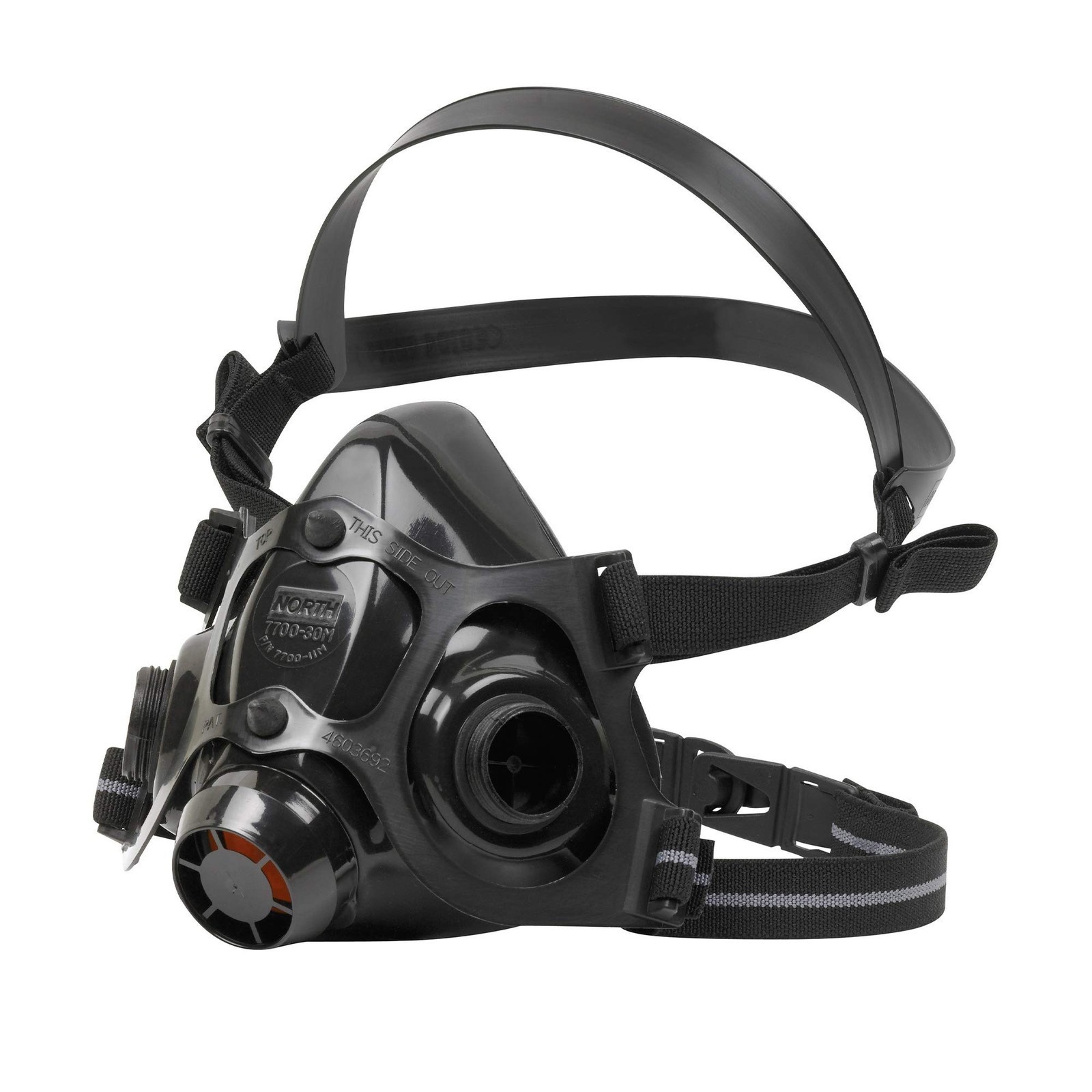 Honeywell 7700 Series Niosh-Approved Half Silicone Respirator, Small (770030S)