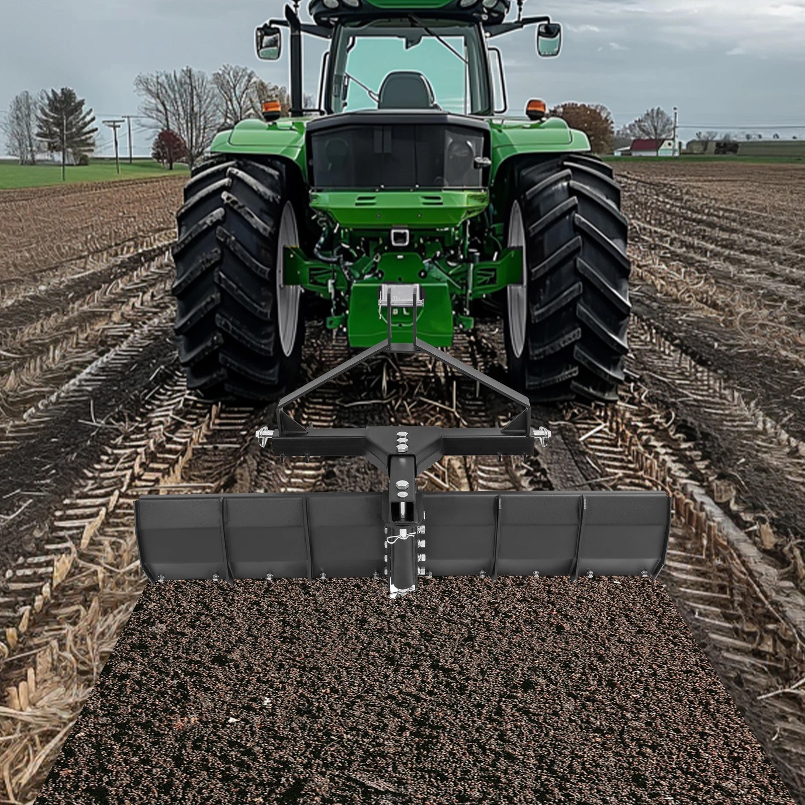 52″ Width 3 Point Rear Grading Blade Scrape Blade Fit Category 0 & 1 Tractors