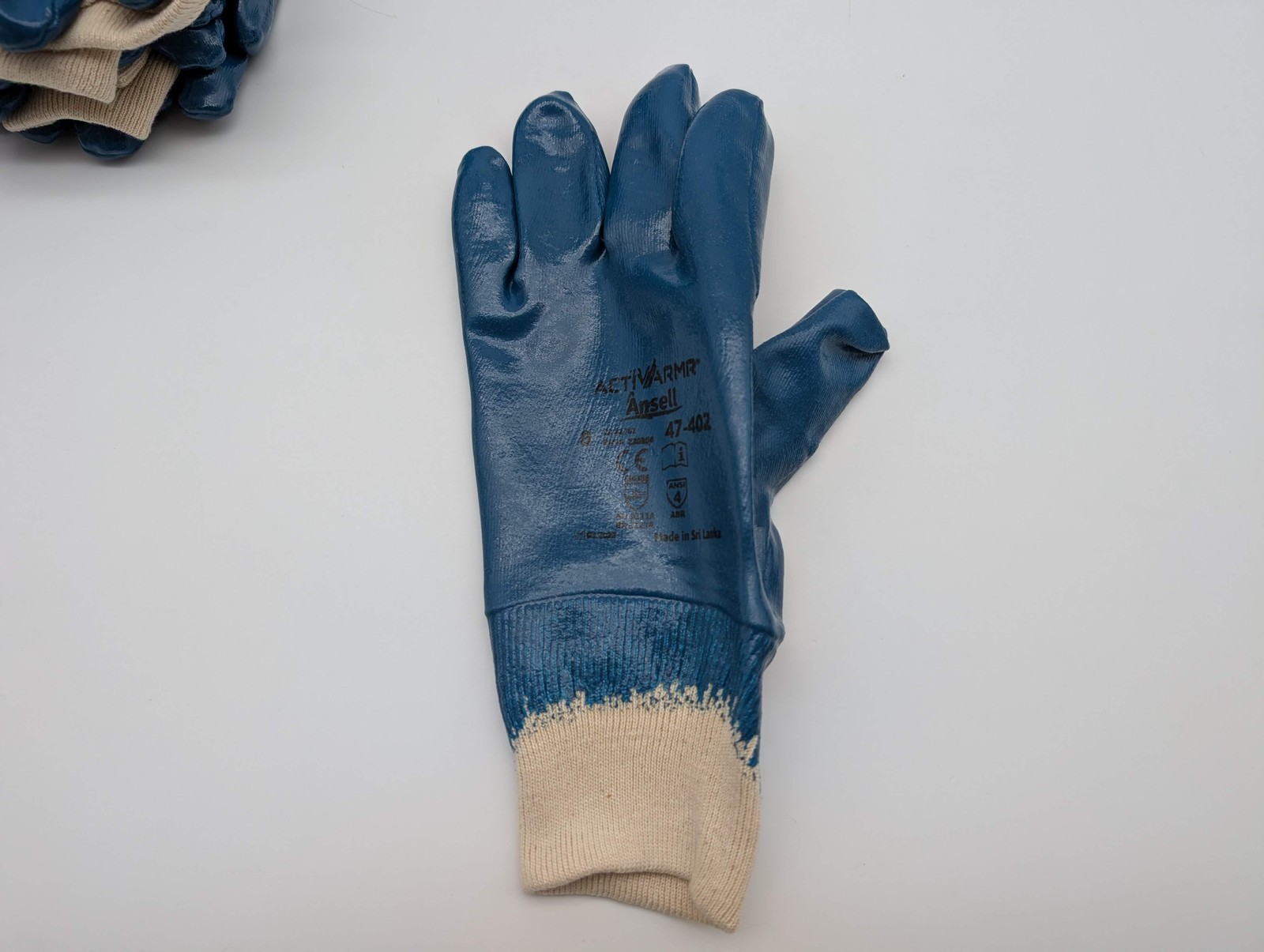 Ansell Nitrile Coated Work Gloves Med Abrasion Resistant Oil Repellent 12 Pair
