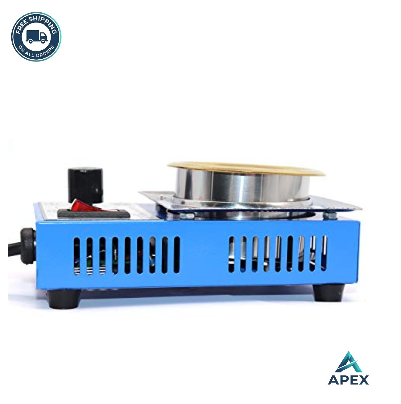 Solder Pot 50mm 110V 150W Lead-Free 500g Capacity Adjustable Temperature Tin