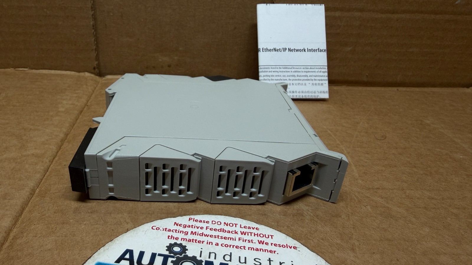 NEW AB 440R-ENETR SER B ETHERNET INTERFACE 24VDC S/N: A03C049B SHIPS SAME DAY
