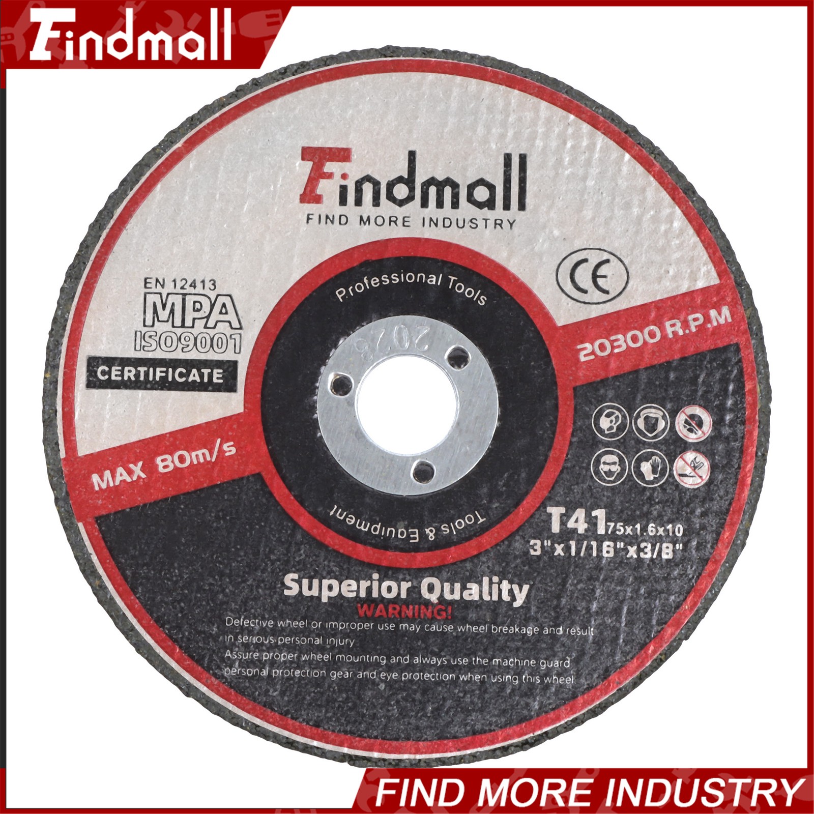 Findmall 25 Pack Cut Off Wheels 3″ x 1/32″ x 3/8″ Cutting Discs for Die Grinder