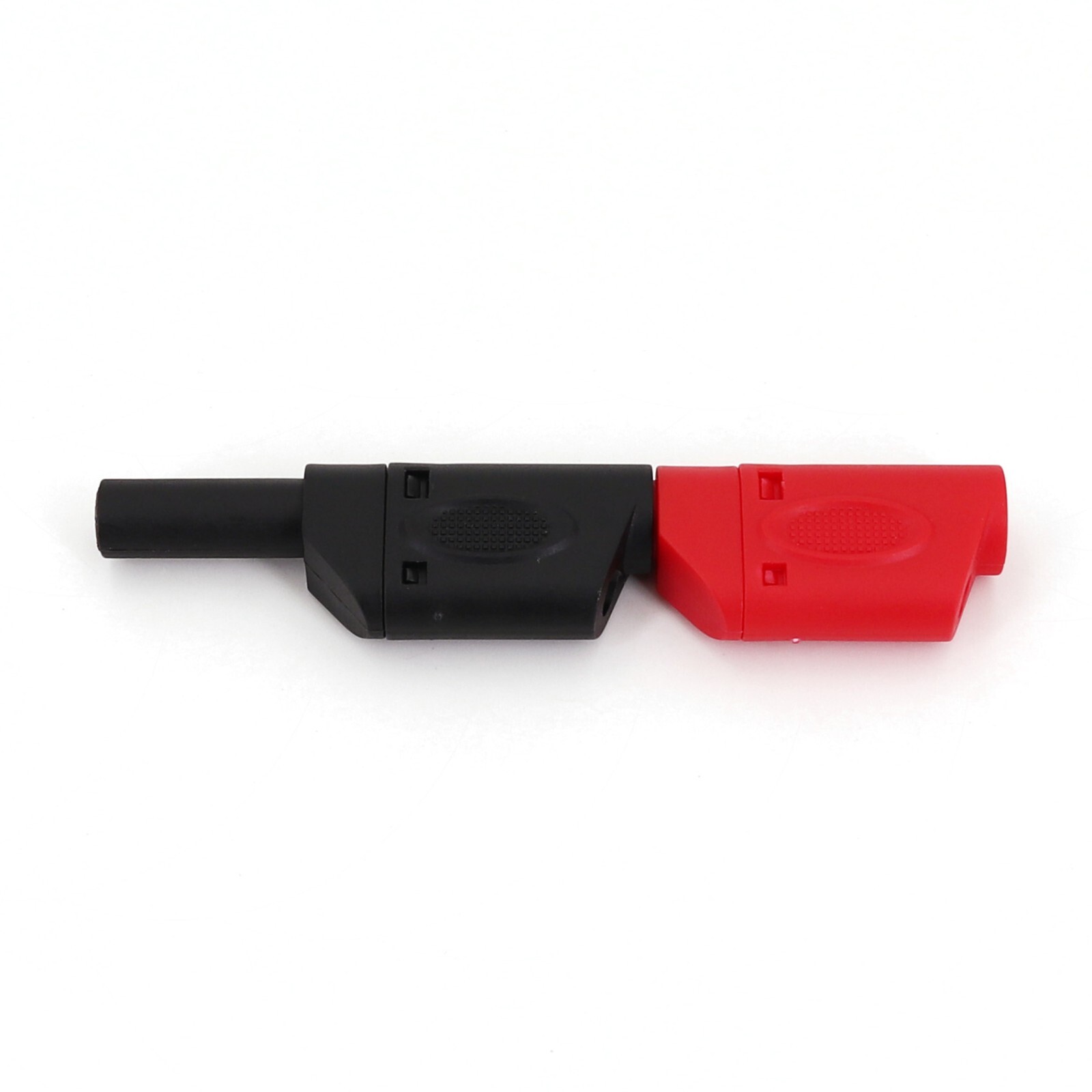 20x Shrouded Fully Insulated Safety 4mm Male Stackable Banana Plug Connector NEW