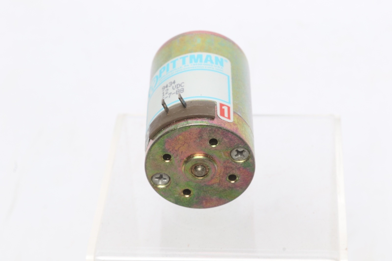PITTMAN 9434 12 VOLT DC MOTOR, BALL BEARINGS, BRAND NEW, NOS, MADE IN USA