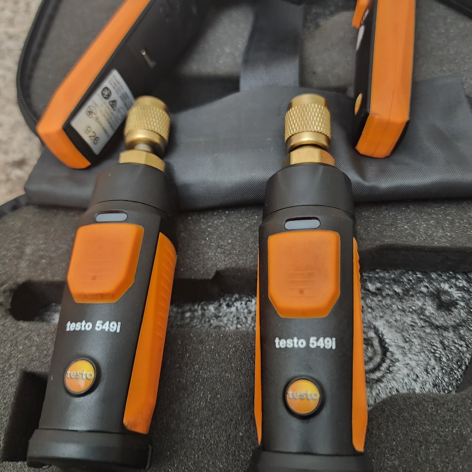 Testo Smart Probes HVAC Refrigeration Test Kit 115i & 549i Bluetooth W/ Case Use