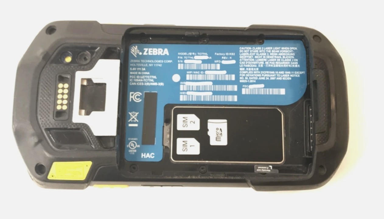 Zebra TC72 Android 14 Mobile Scanner 4GB/32GB Barcode TC720L-0ME24B0-NA3