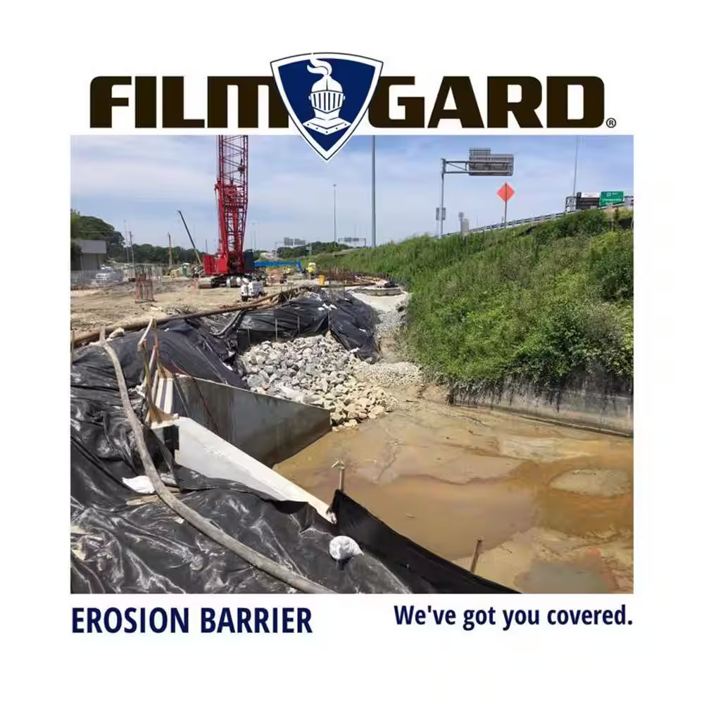 32 Ft. X 100 Ft. X 6 Mil Black Plastic Sheeting