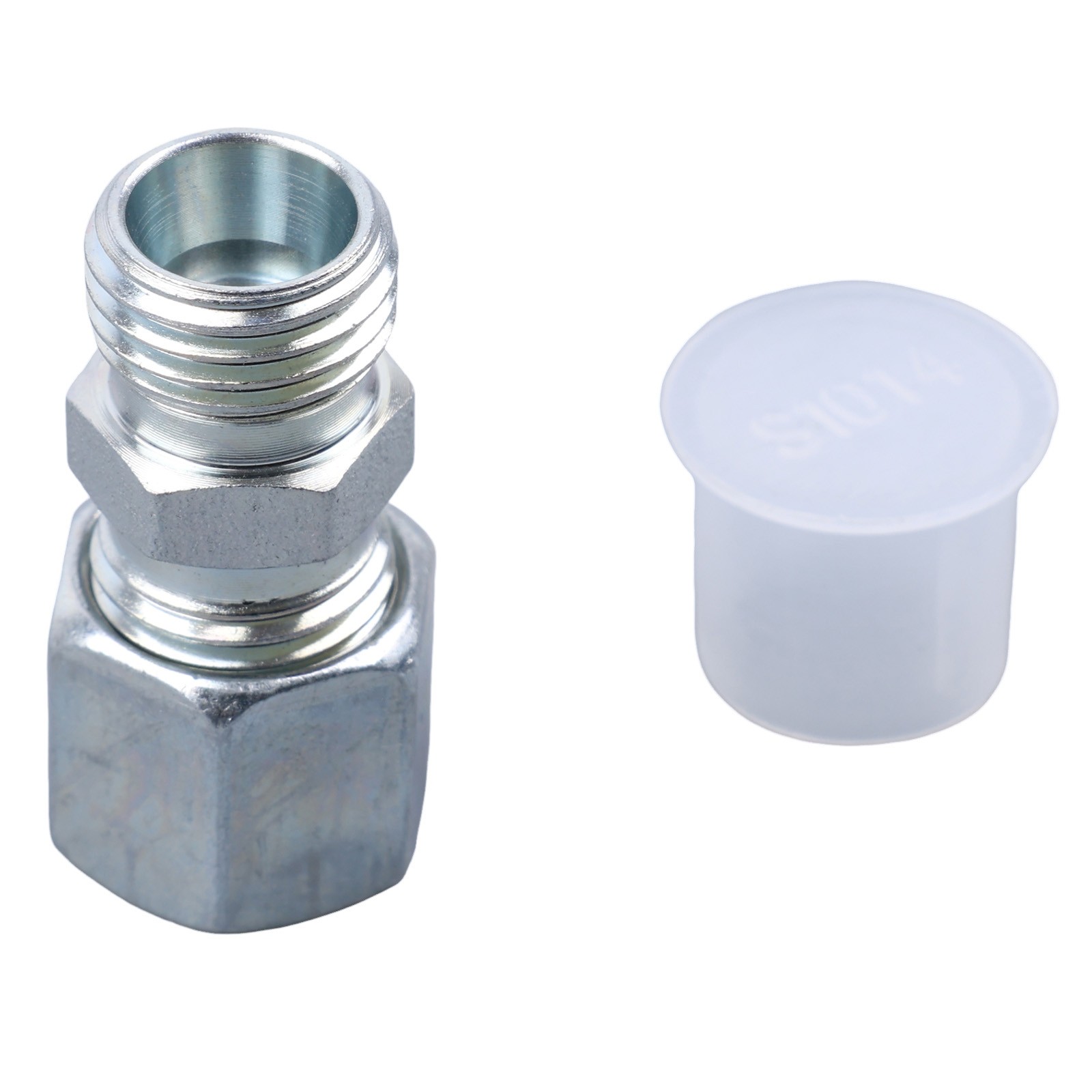 Hydraulic Flow Control Fitting,Mini Excavator,AGT,Inline,M14,SS,Reduce Jerkiness