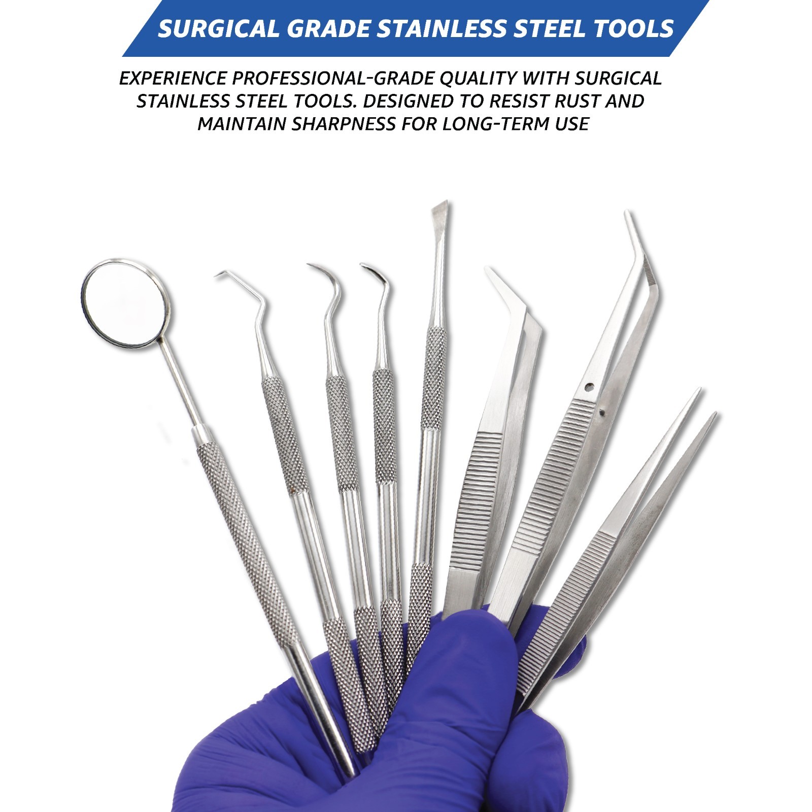Dental Hygiene kit Dental tool Set Cleaning Kit Dental Oral Cleaning Probe Set