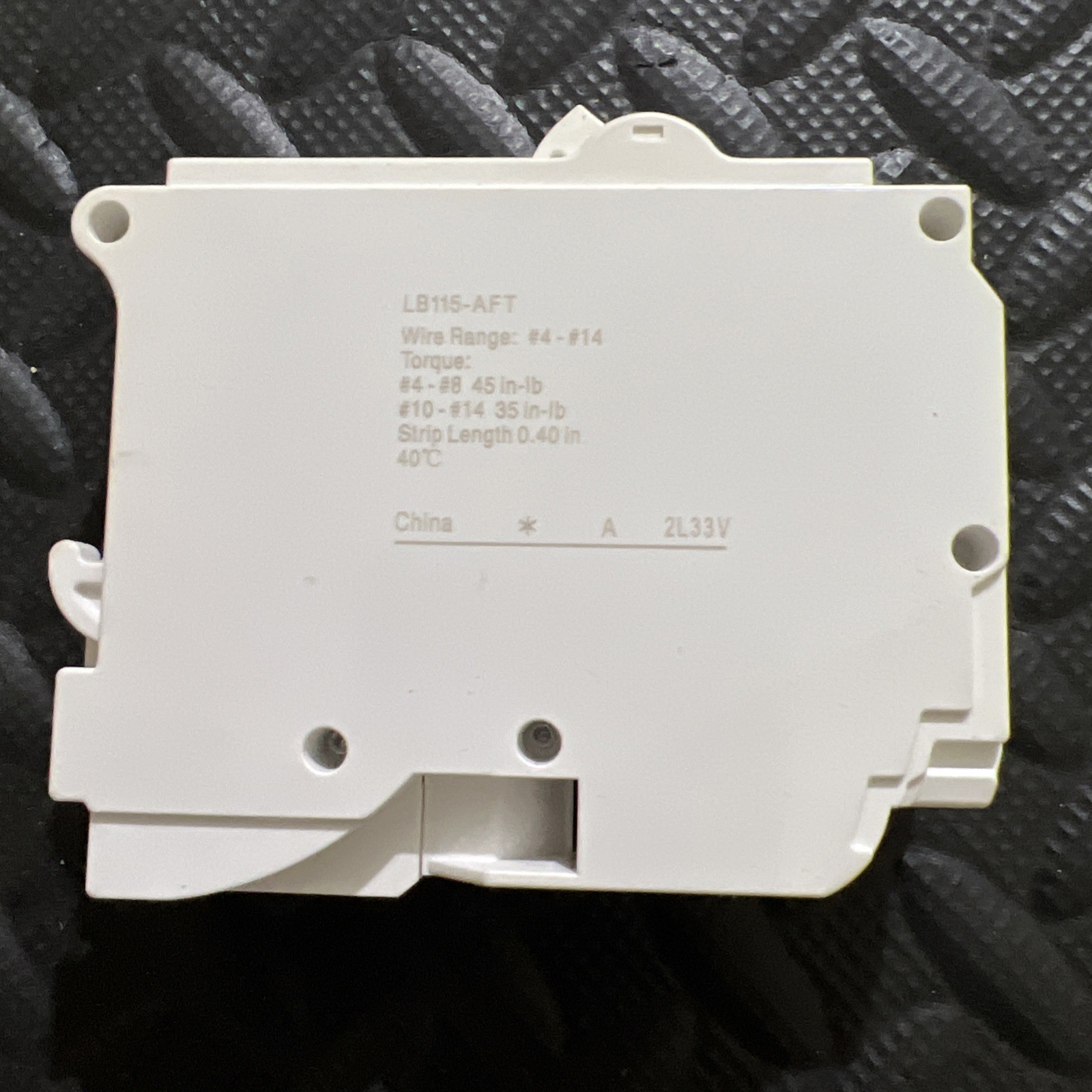 Leviton LB115-AFT 15 Amps 120 Volts Single-Pole AFCI Circuit Breaker