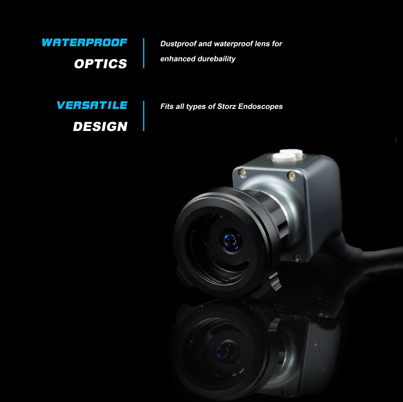 Portable Endoscopy Camera & Cold LED Light Source HD USB ENT Medical Endoscope