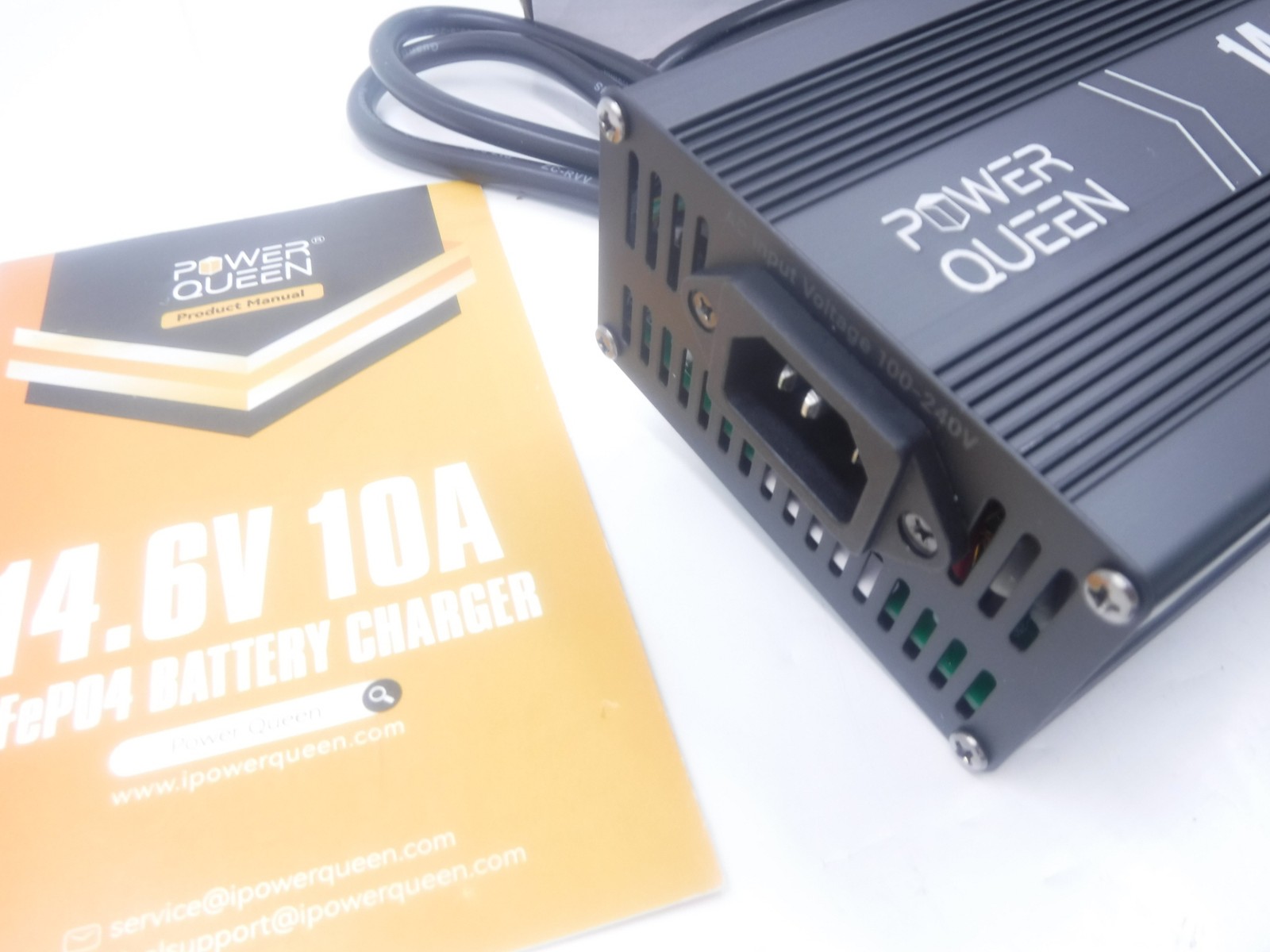 Power Queen 12V (14.6V) 10AMP LidePO4 Battery Charger For Lithium Battery