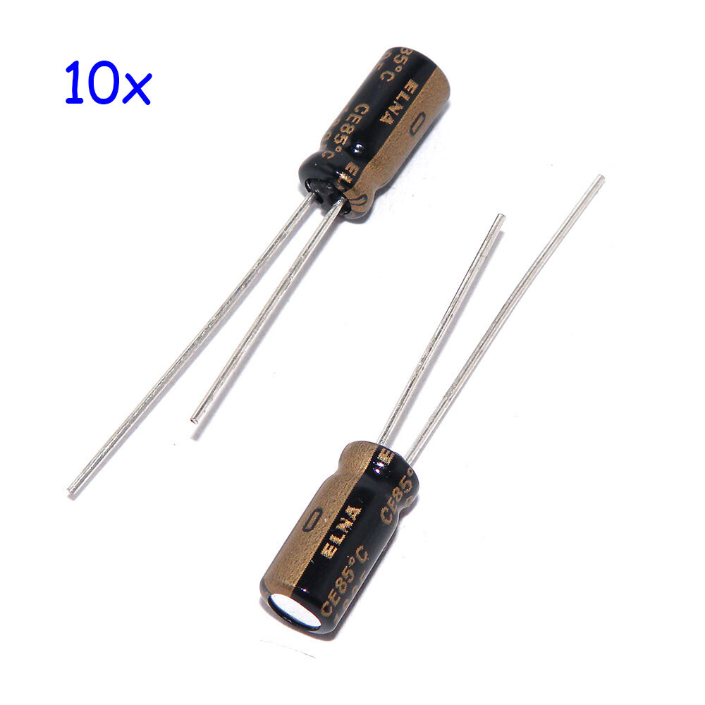 10Pcs 35V10uF ELNA SILMIC II RFS 5x11mm 10u F35V Capacitor For Audio