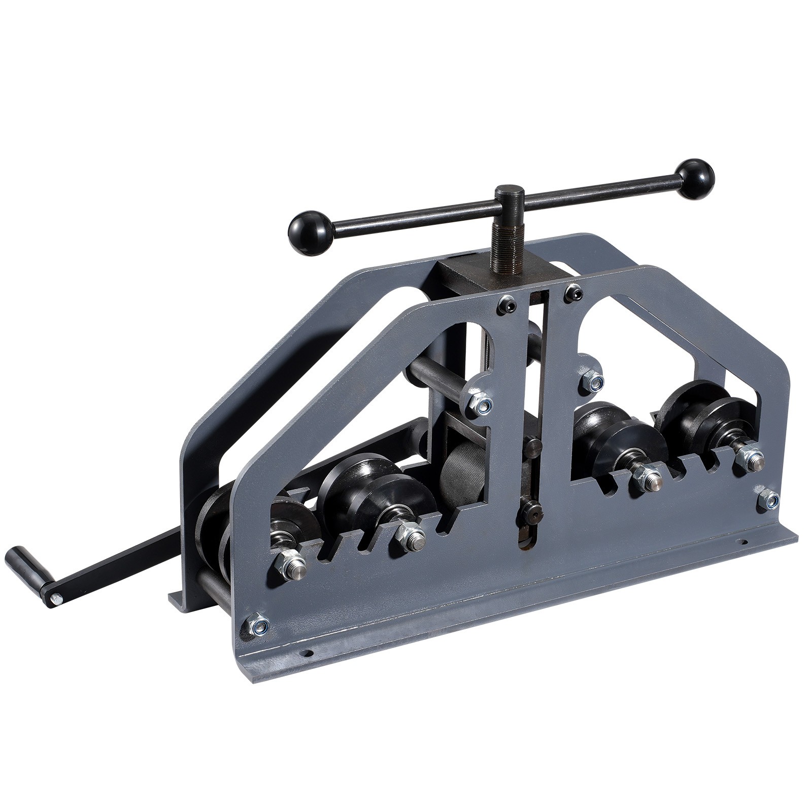 VEVOR Tube Roller Bender Max 1-1/2″ Manual Tube Pipe Roller Bender with 6 Dies