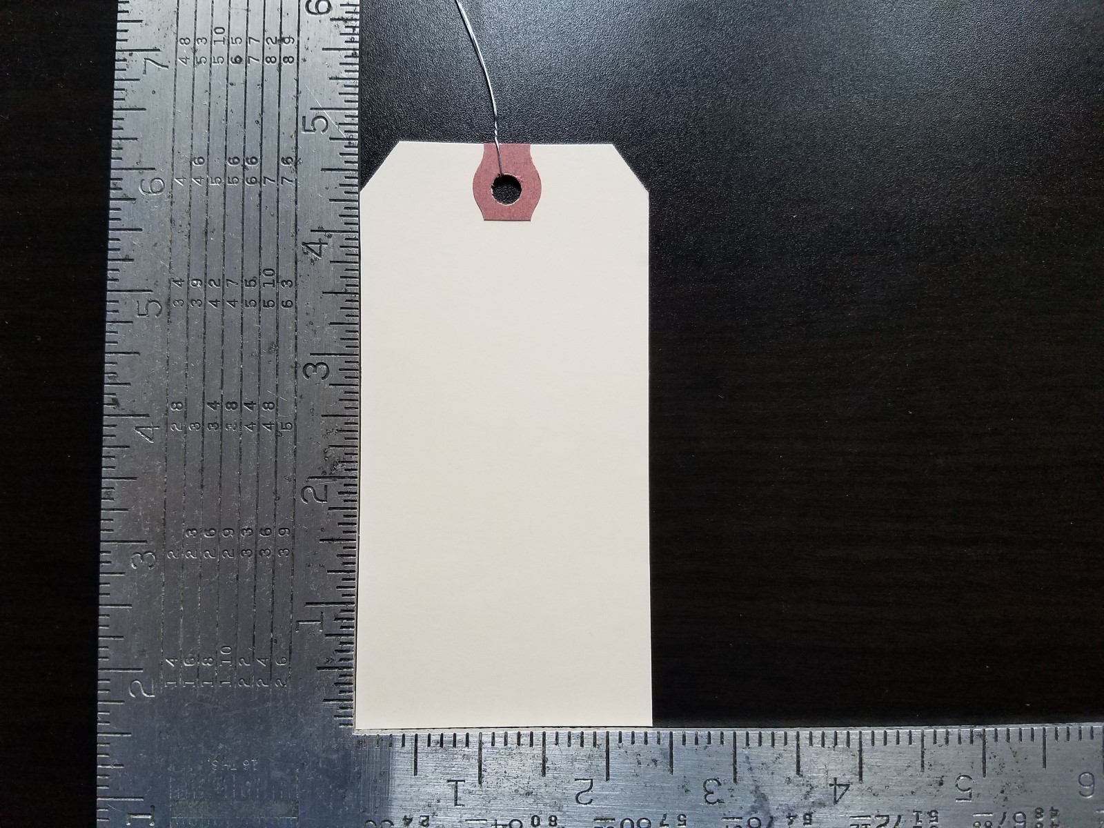 Wire Manila Tags Reinforced Hang Label Inventory Shipping Stock Size 1 2 3 4 5 6