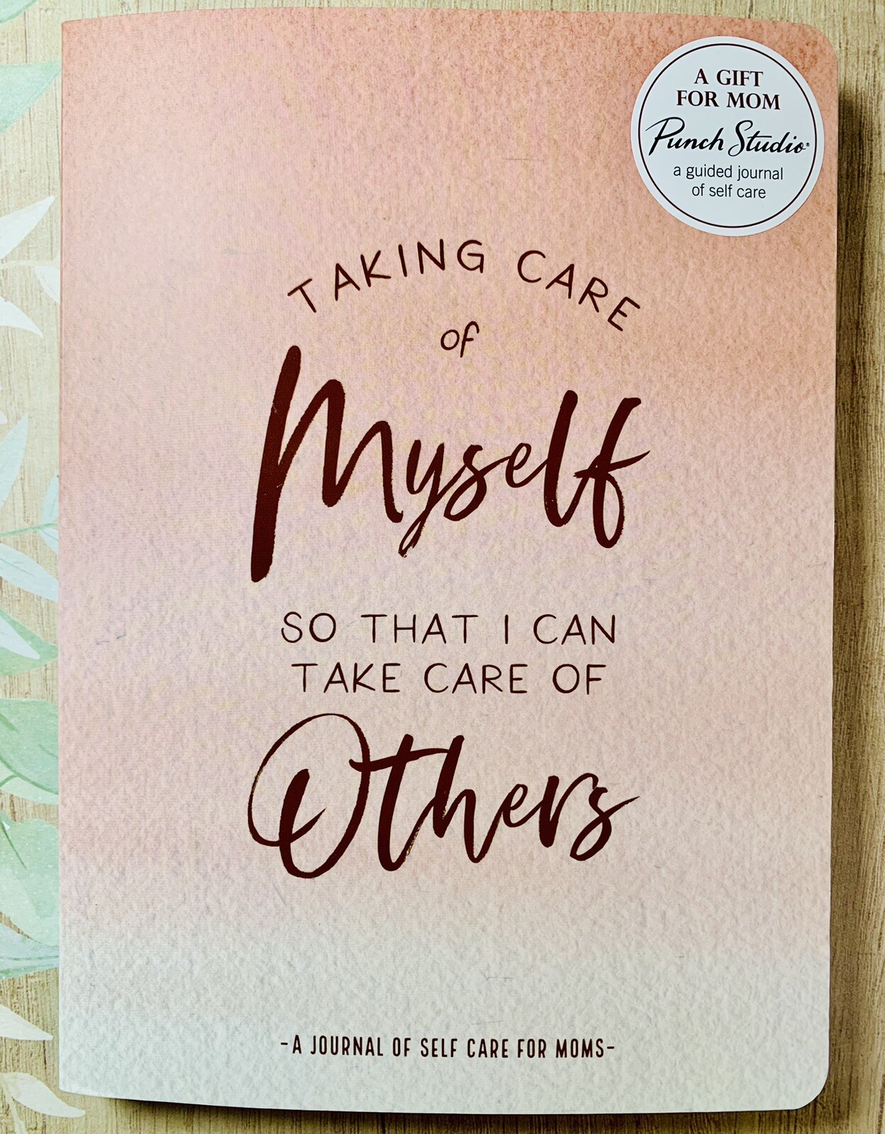 Punch Studio Guided Self Care For Mom Journal 208-Page Full Color Undated Gift
