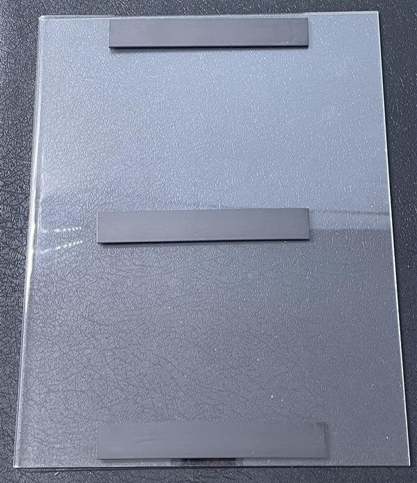 6 Pack Acrylic Wall Sign Holder, 8.5 x 11, Clear, Magnetic Strips
