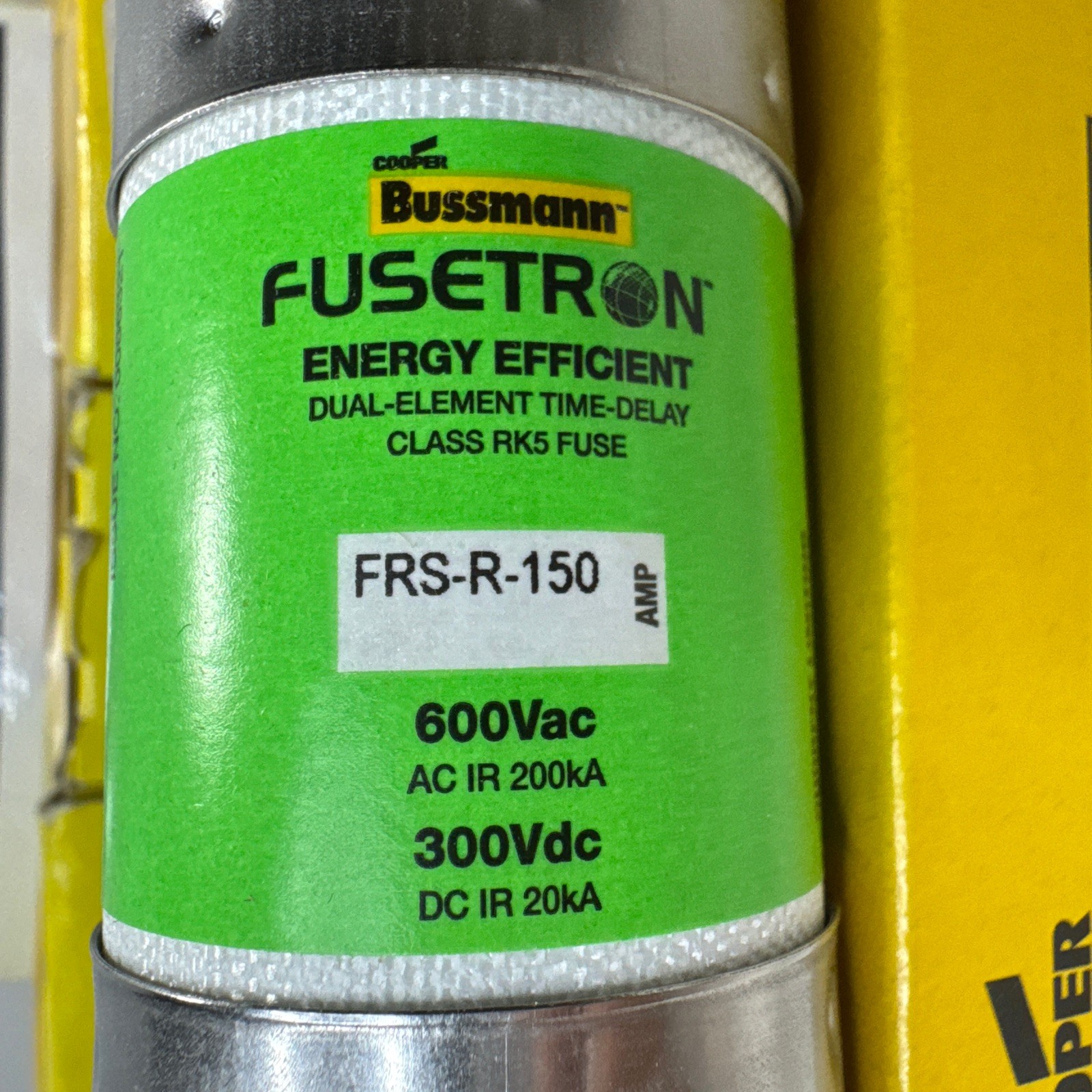 Cooper Bussmann FRS-R-150 Dual Element Time Delay Fuse 150A Pack of 3 NEW IN BOX