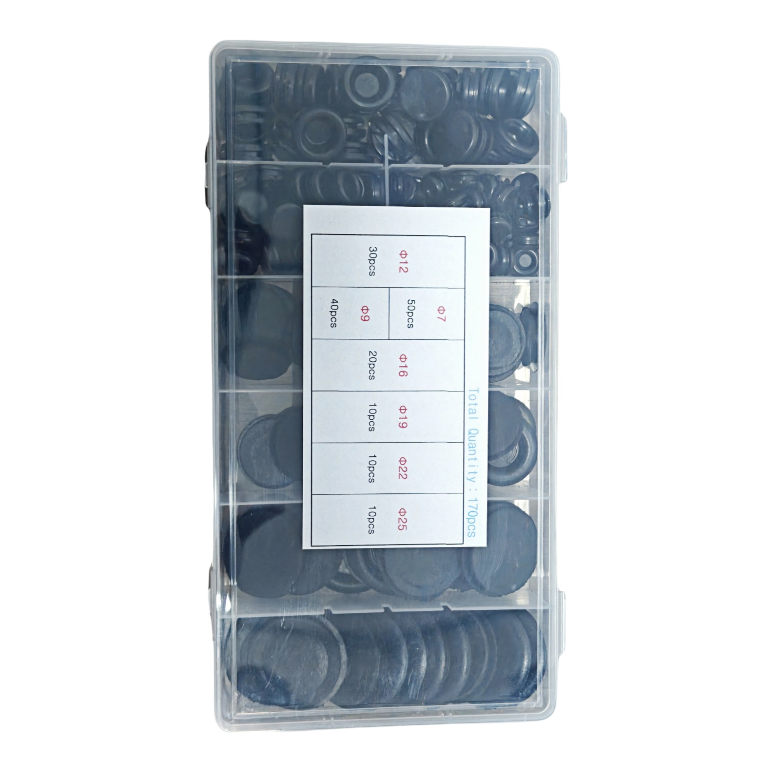 Rubber Grommet Firewall Hole Plug Electrical Wiring Gasket Assortment Kit 170pcs