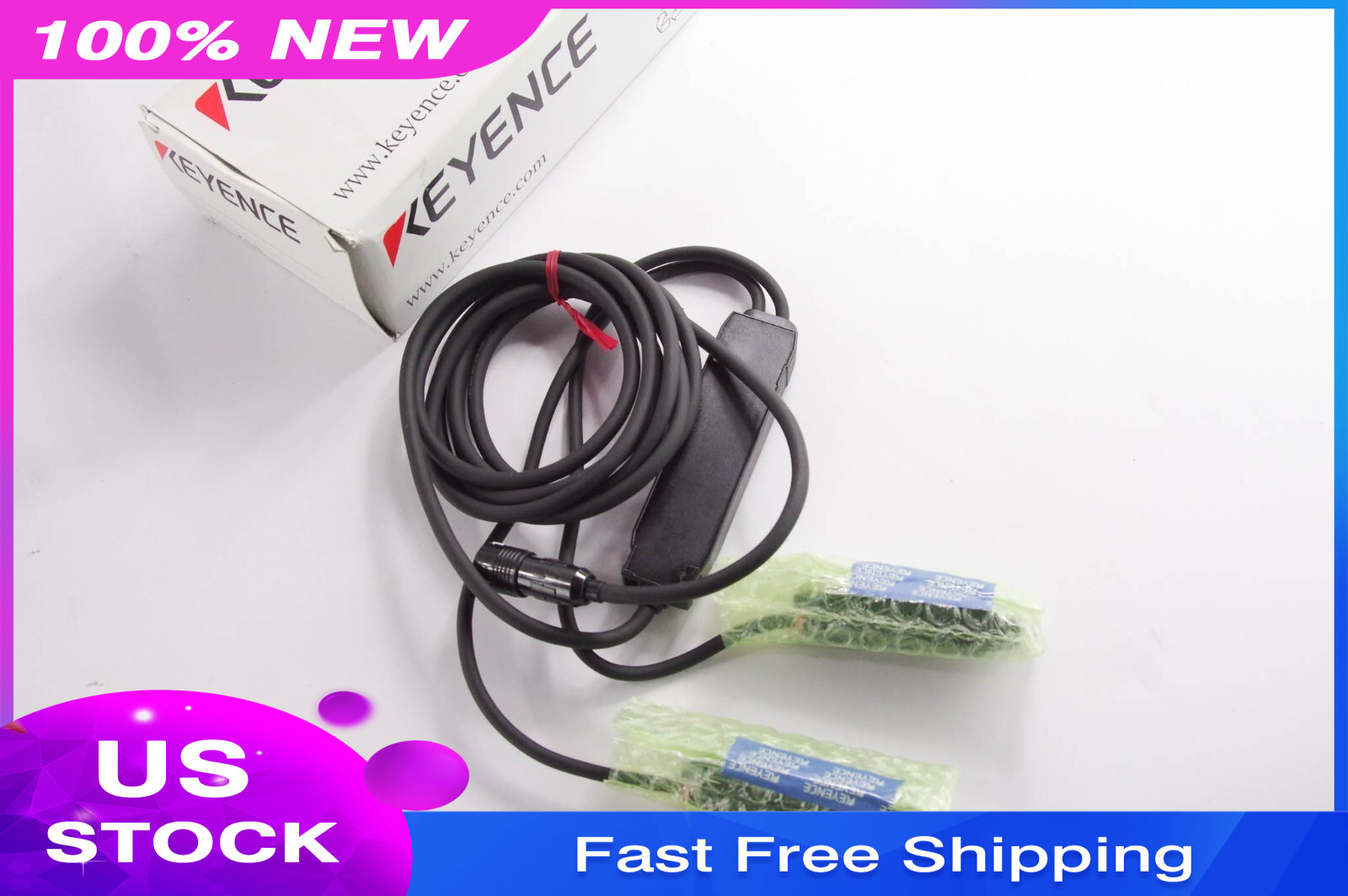 1pcs KEYENCE FD-XS8 / FDXS8 Sensor head Maximum rated flow rate 8 L/min