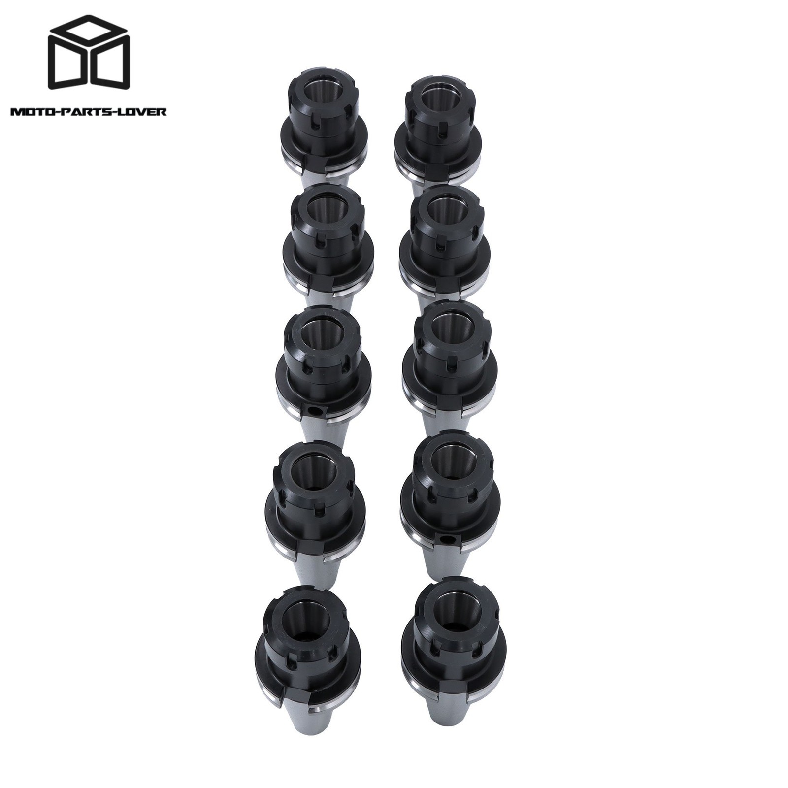 Precision CAT40 ER32 Chuck Set 10pcs 2.76″ 70mm CNC Mill Holder