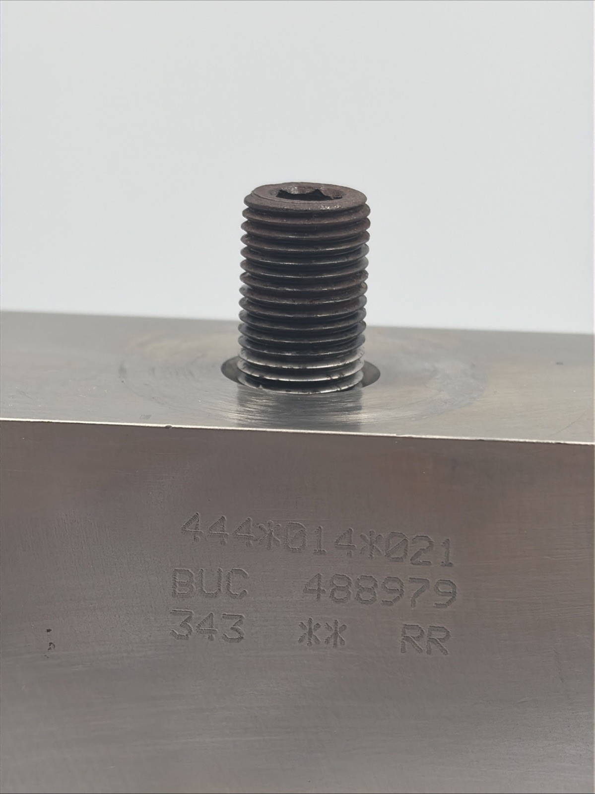 BRANSON ULTRASONIC WELDER HORN 444-014-021 BUC 488979 343