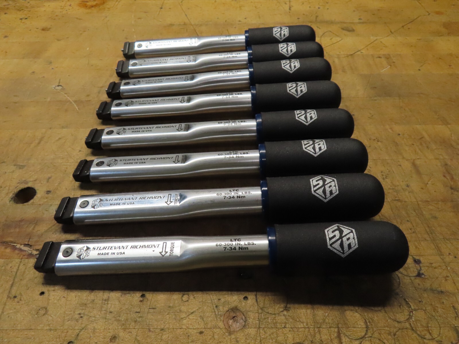 SR LTC 810016 Preset Interchangeable Head Torque Wrench 60-300 in. lbs. 7-34 Nm